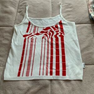 VERSACE SPAGHETTI STRAP TOP